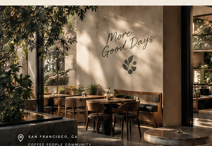 Juniper & Bean café interior concept